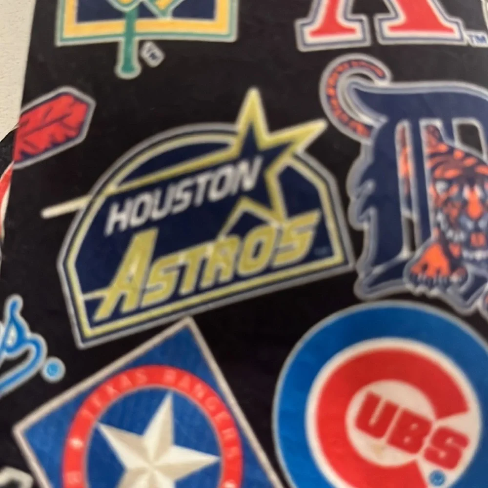 Vintage MLB Surrey All Teams Logo Neck Tie‎ Necktie 1994